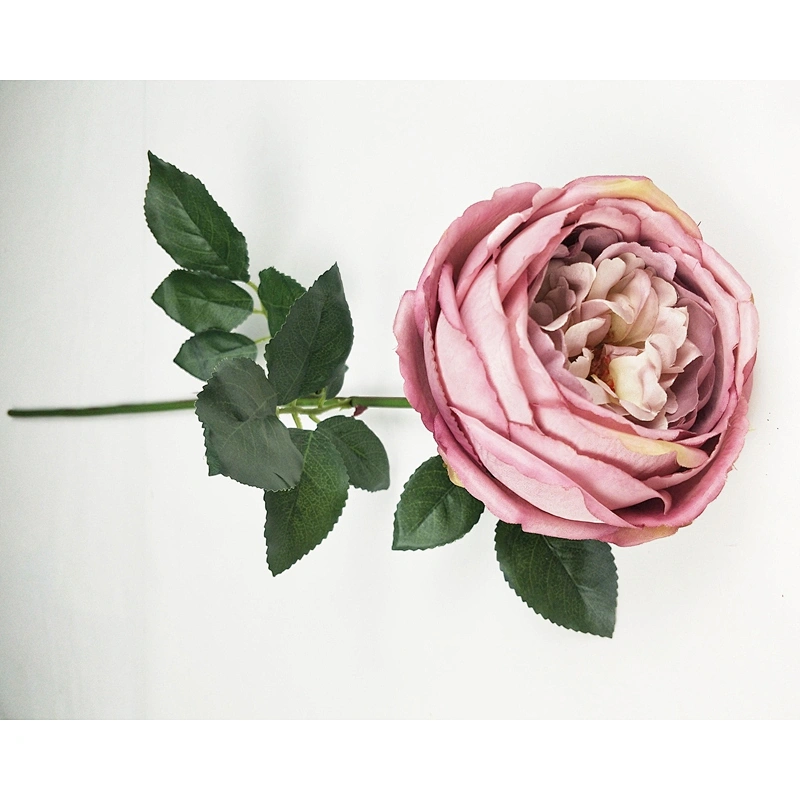 SIKYWAY:Hot sale Artificial silk rose single flowers spray for wedding home decoration spray 1001-YGMG-1T