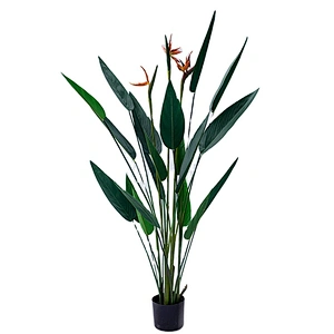 Factory Direct Sale Quickly Delivery Artificial Leaves Trees Paradise Bird Plant Bonsai Trees Paradise Bird