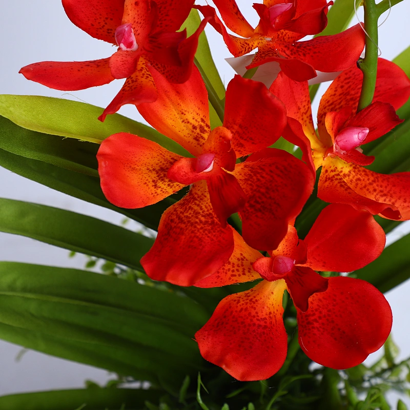 China Wedding Decor Orchid Assortment Artificial Flower Faux Water Orchid For Shop Supermarket Arrangement