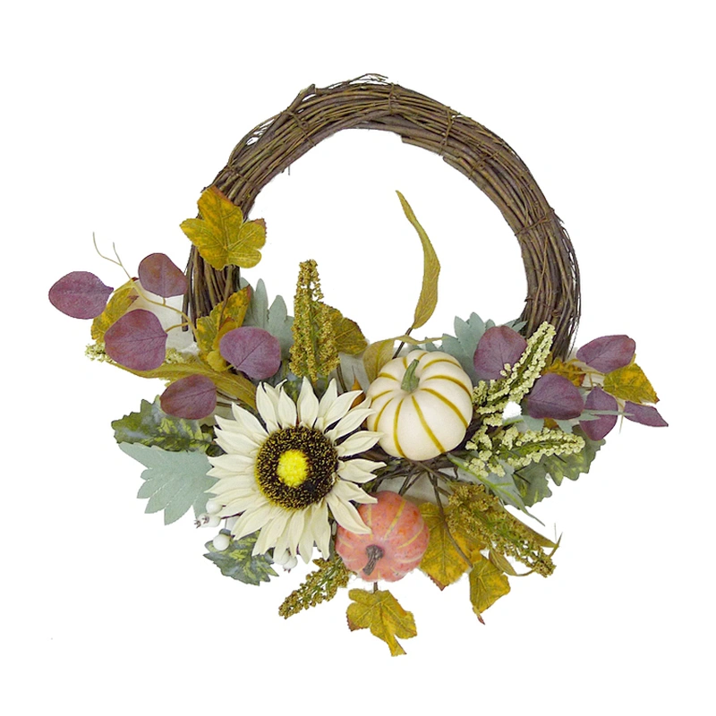Oem Custom Design Greenery Plants Wholesale Outdoor Modern Christmas Wreaths