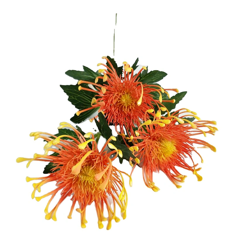 SIKYWAY:Hot sale Artificial silk MUM flowers spray for  home decoration  1003-SLJH-3T