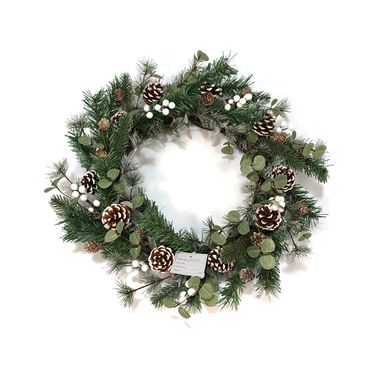 Top Quality Nature Garland Frame Hanging Halloween Christmas Decoration Outdoor Wreath