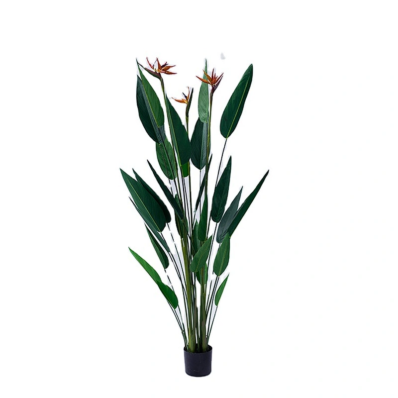 Factory Direct Sale Quickly Delivery Artificial Leaves Trees Paradise Bird Plant Bonsai Trees Paradise Bird