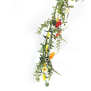 Wild Flower artifical plant Garland home decoration artificial plant Carnation Garland