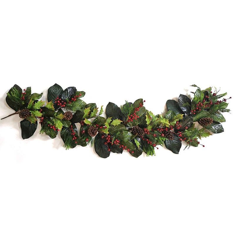 Christmas Gift Supplies Home Decor Wall Door Hanging Decoration Artifical Flower Wreath