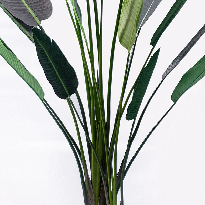 Decor Indoor Outdoor Tropical Bonsai Banana Tree Artificial Plastic Plant Banana Tree