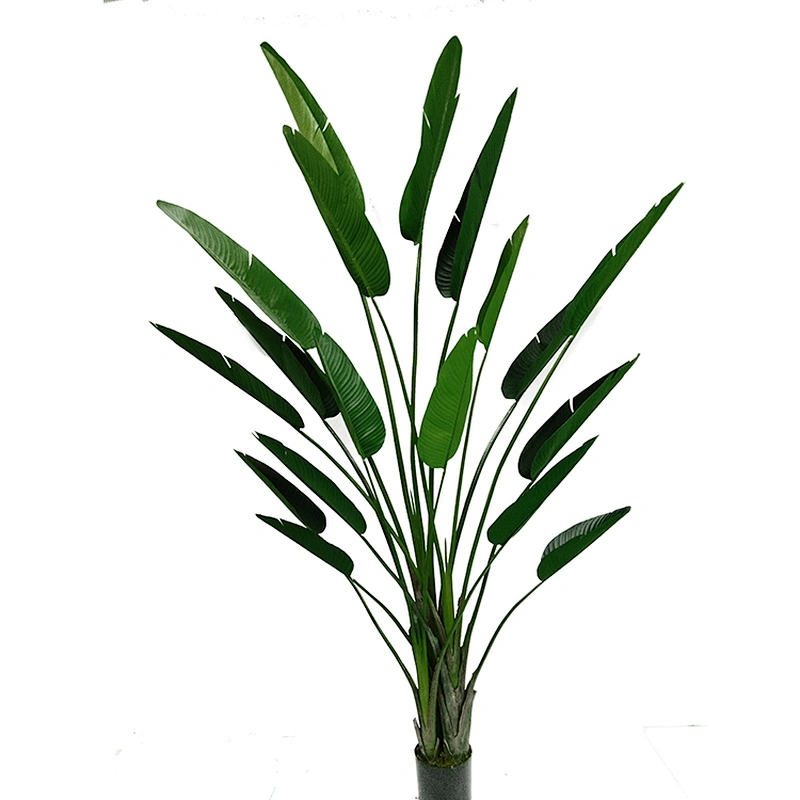 Popular Vivid Customized Indoor Outdoor Bonsai Banana Leaf Tree Artificial Plants For Decoration