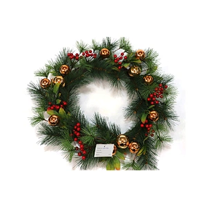 Good Quality Handmade Outdoor Ornaments Plastic Easter Holiday Adjustable Flower Wreaths