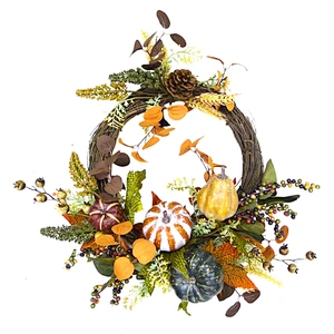 Quickly Delivery Wholesale Luxury Christmas Artificial Wreath Decorations