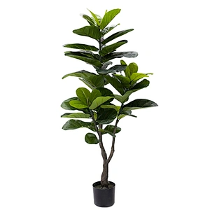 Different Size Green leaf tree Artificial Qin Yerong Plant Plastic Bonsai Tree For Indoor Decoration