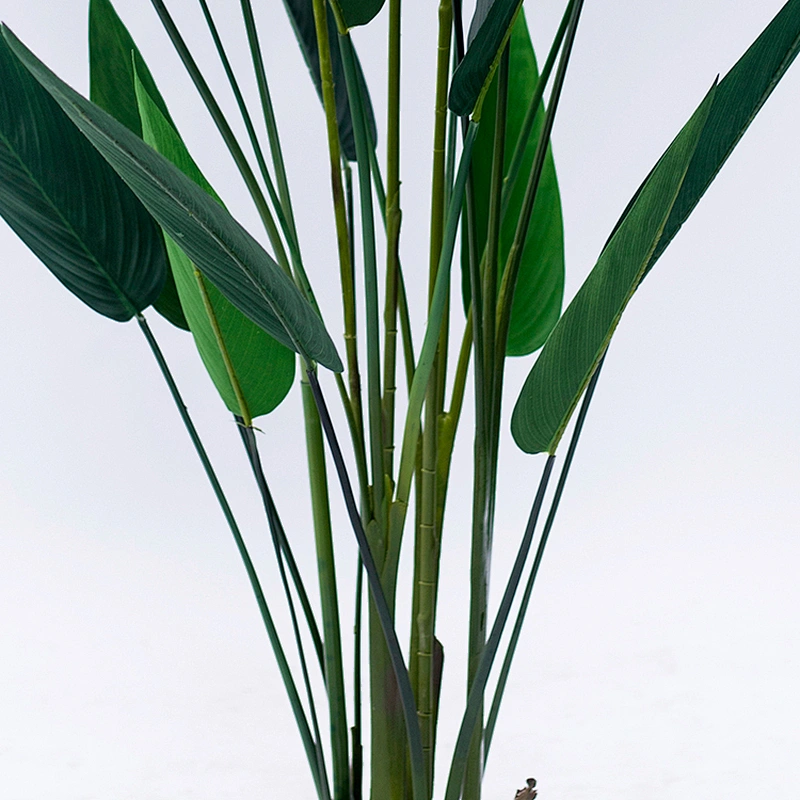 New style Natural Touch Artificial Paradise Bird Flower Tree Evergreen Paradise Bird Plants With Pot For Home Decoration