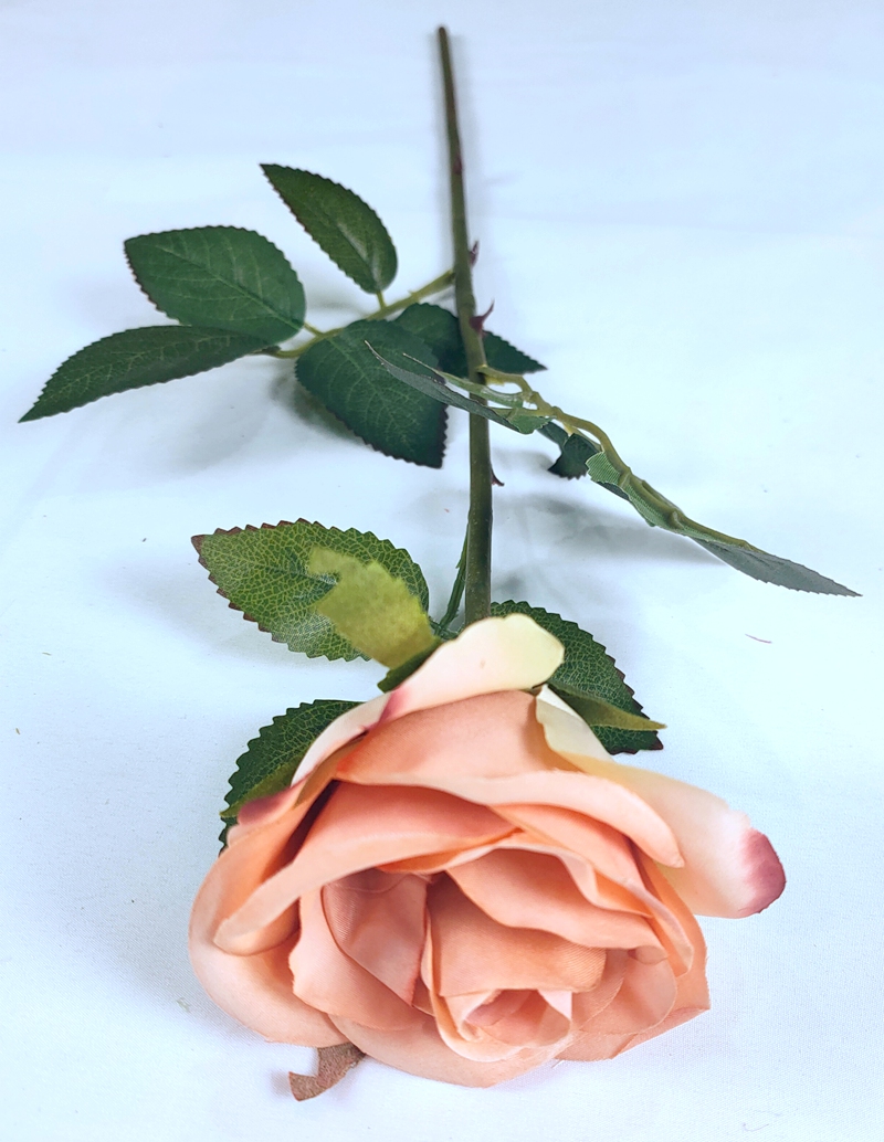 SIKYWAY:Hot sale Artificial silk rose single flowers spray for wedding home decoration spray 1001-XMG-1T