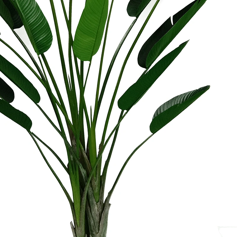 Manufacturer Green Palm Banana Tree Leaves Artificial Spotted Banana Trees For Decoration