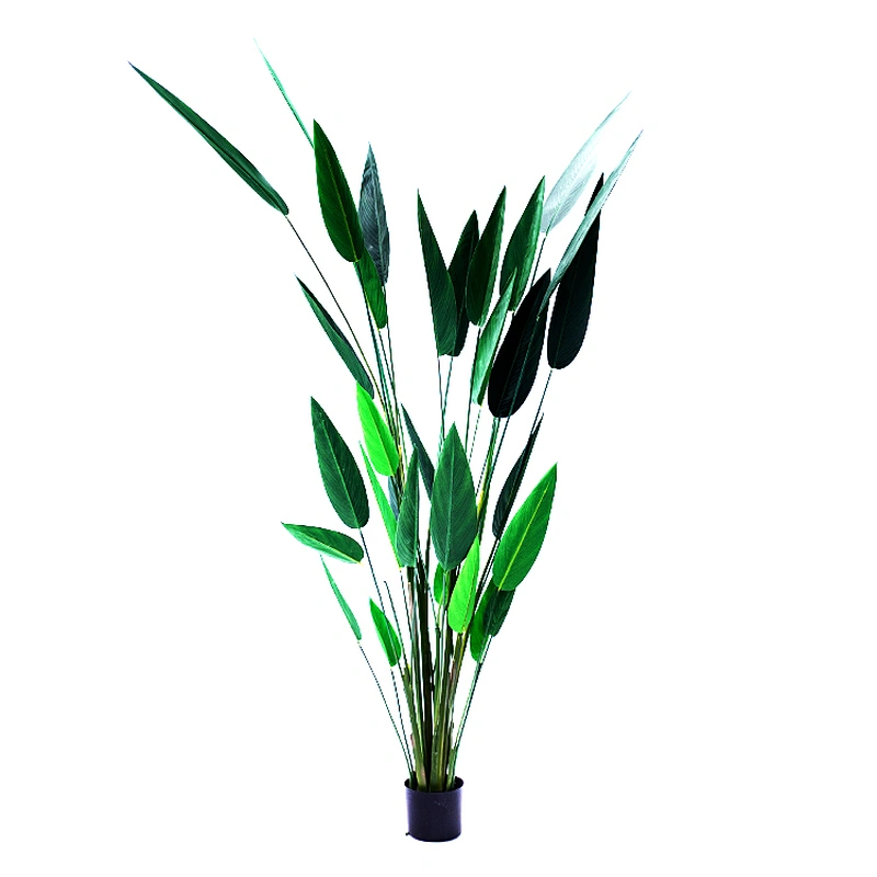 Made In China Artificial Ornamental Plants Simulation Strelitzia Bonsai