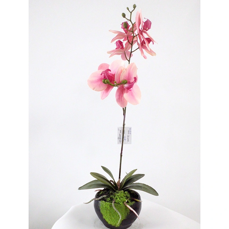 wholesale home indoor decoration wedding artificial orchid flowers 3D printing orchid decoration artificial orchid plant