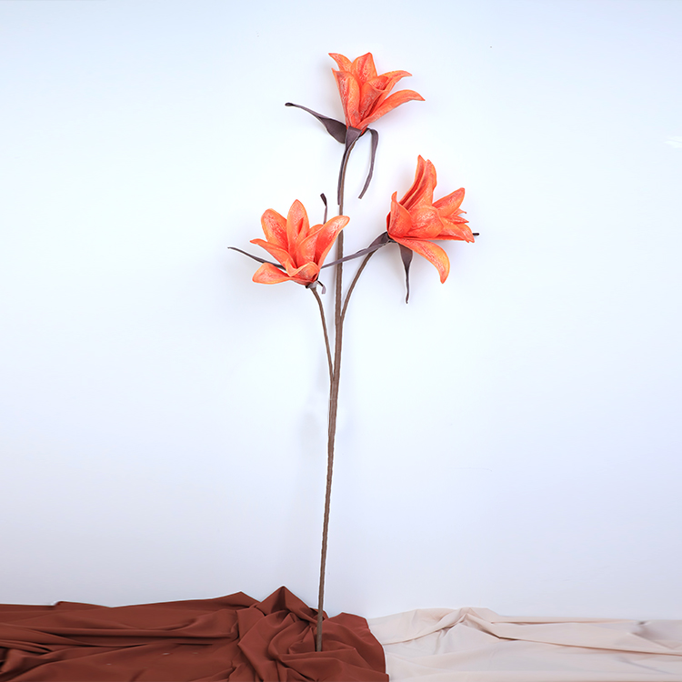 Real Touch Foam Artificial Flowers Handy Carfts Foam Blossom For Indoor Decorative