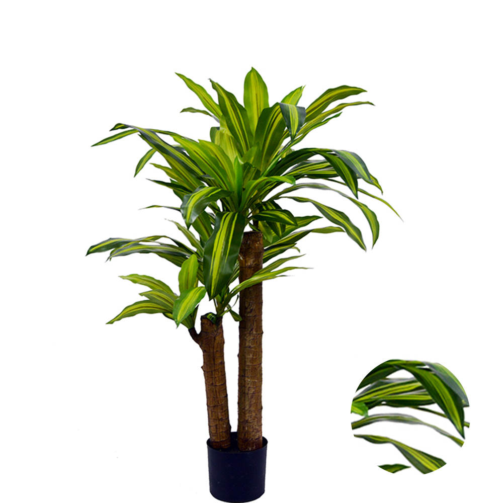 Vivid Business Office Dry Artificial Plants Dracaena Lifelike Bonsai Forest Dracaena