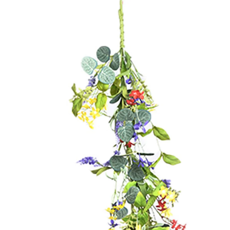 Hand Wrapped artificial Spring Floral garland decoration Handy Carfts simulation Garland