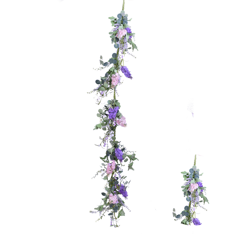 Hand Wrapped decoration simulation Garland artificial spring Floral Garland for home decoration