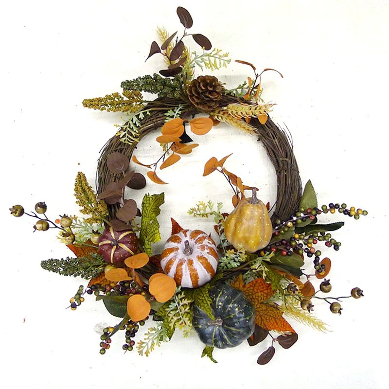 Manufacturers Direct Selling Artificial Indoor Decoration Flowers Wreath