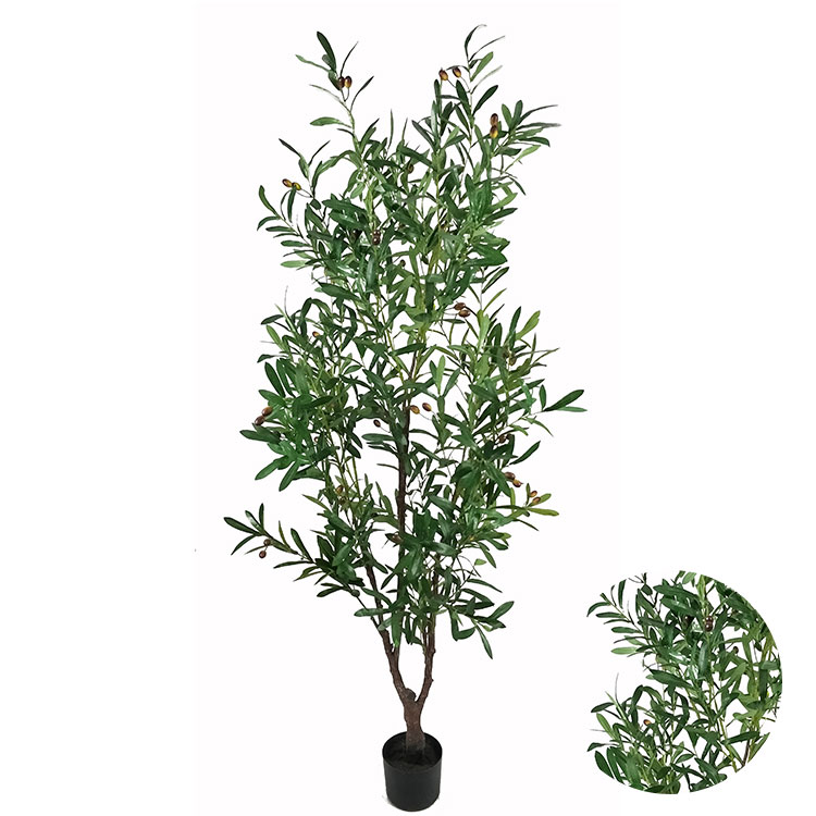 Wholesale Cheap Real Touch Artificial Oliver Tree Plants Artificial Oliver Trees For  Living Decoration
