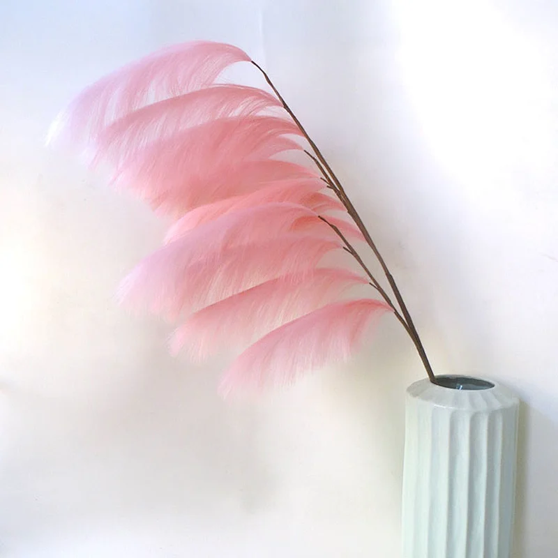 Artificial flower faux reed/artificial flower plants pampas grass dried for home decor