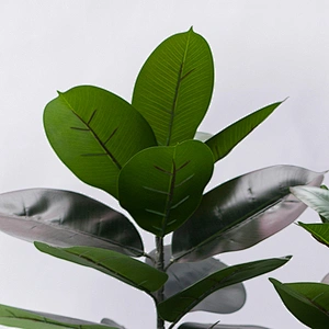 wholesale new design artificial rubber plant artificial big rubber trees for hotel