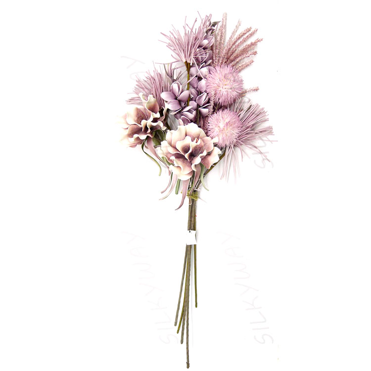 New Design Silk Plastic Flowers Gifts And Home Decor Artificial Foam Flowers For Wedding Decoration