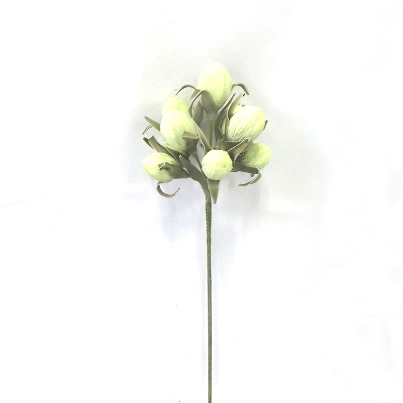 Customized atificial Colorful foam plant flowers decorative foam flowers wedding