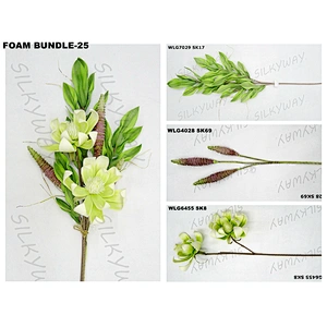 Hot sale Festival Items Real Touch Seasonal Flora Artificial Foam Flowers For Home Wedding