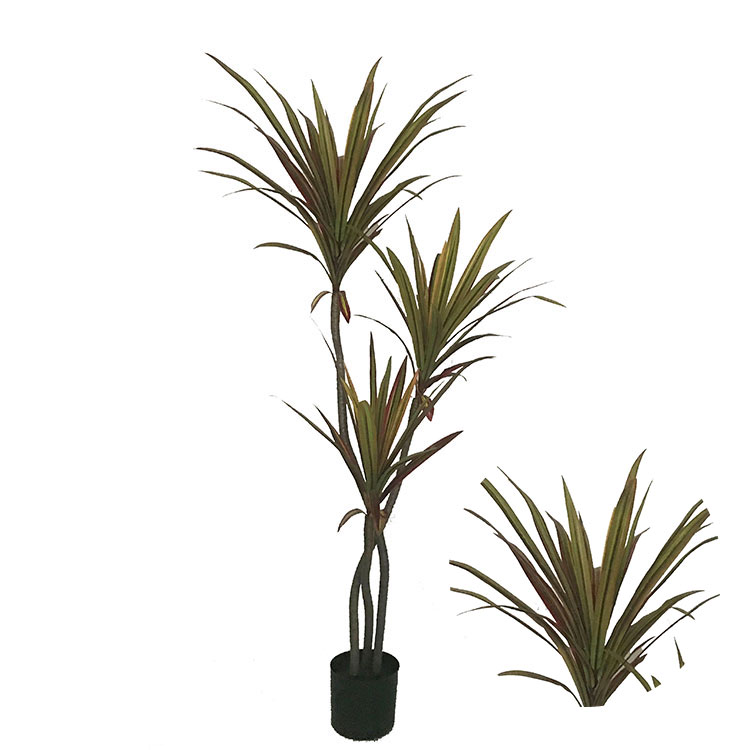 Ornamental plants artificial brazil dracaena bonsai tree artificial dracaena for decoration