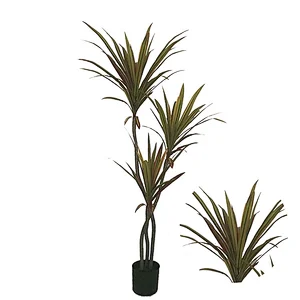 Ornamental plants artificial brazil dracaena bonsai tree artificial dracaena for decoration