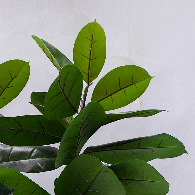 Garden Decorative Real Touch Artificial Greenery Wedding Centerpieces Plants Rubber Plant Tree