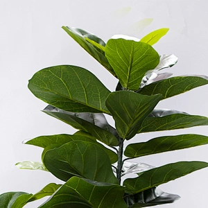Ornamental Little Artificial Fiddle Leaf Fig Tree Home Wedding Decoratio Fiddle Leaf Tree Plants