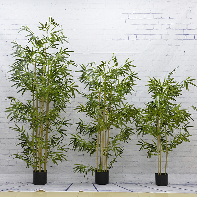 Quickly Delivery  Office Garden Artificial Bamboo Tree Plants Decoration Artificial Bamboo Tree For Home