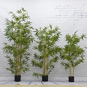 Quickly Delivery  Office Garden Artificial Bamboo Tree Plants Decoration Artificial Bamboo Tree For Home