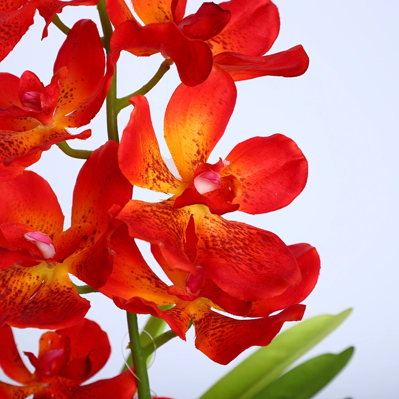 China Wedding Decor Orchid Assortment Artificial Flower Faux Water Orchid For Shop Supermarket Arrangement