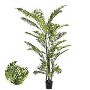 Home Outdoor Decorative Most Artificial Plastic Areca Palm Greenery Areca Palm For Outdoors