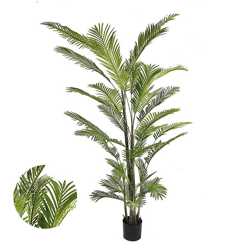 Home Outdoor Decorative Most Artificial Plastic Areca Palm Greenery Areca Palm For Outdoors