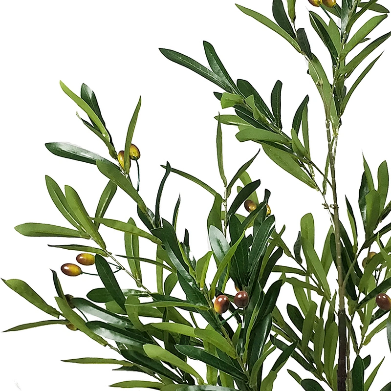 Artificial Foliace Plastic Fabric Oliver Tree Faux Ornament Plant Garden Artificial Oliver Tree