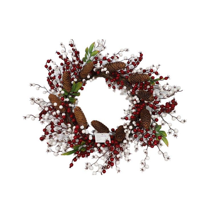 Delivery Fast Artificial Flower Garland Mini Holiday Christmas Wreath Door For Decoration