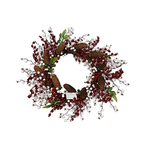 Delivery Fast Artificial Flower Garland Mini Holiday Christmas Wreath Door For Decoration