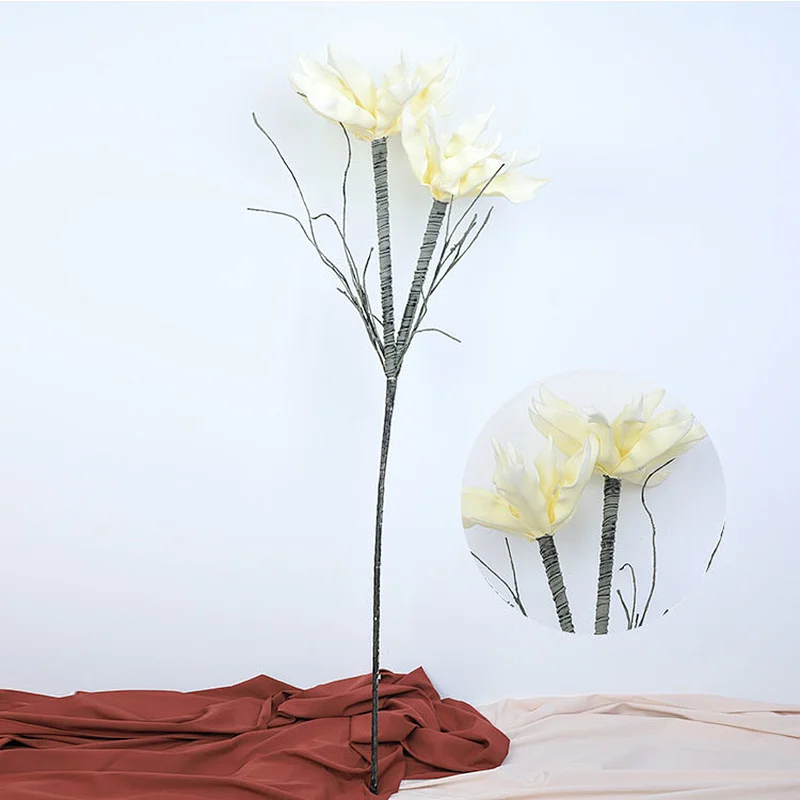 High Quality decorative Crafts flowers foam different size foam flowers with stem