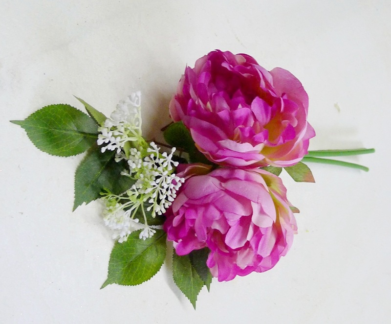 Hot sale Artificial Silk Flowers Leaf Rose Wedding Floral Rose Decor Bouquet