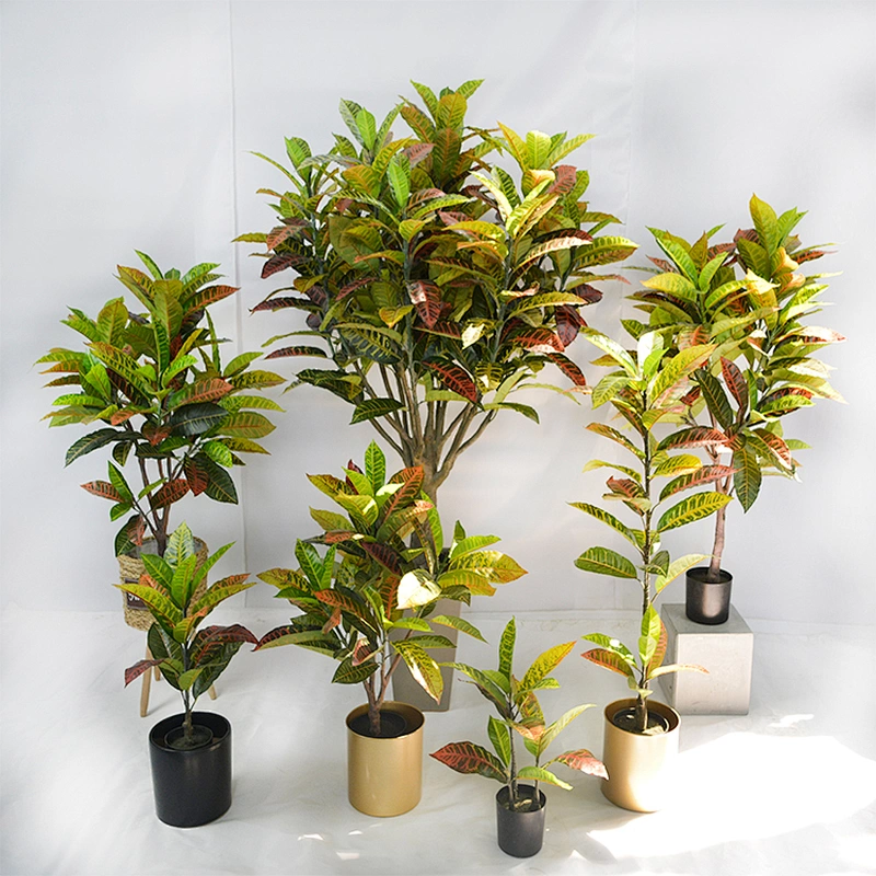 Factory Wholesale Price real touch artificial colored foliage artificial colored foliage trees
