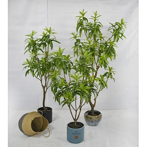 Popular Vivid Customized Indoor Display Foliace Artificial Plant Artificial Tree And Plants