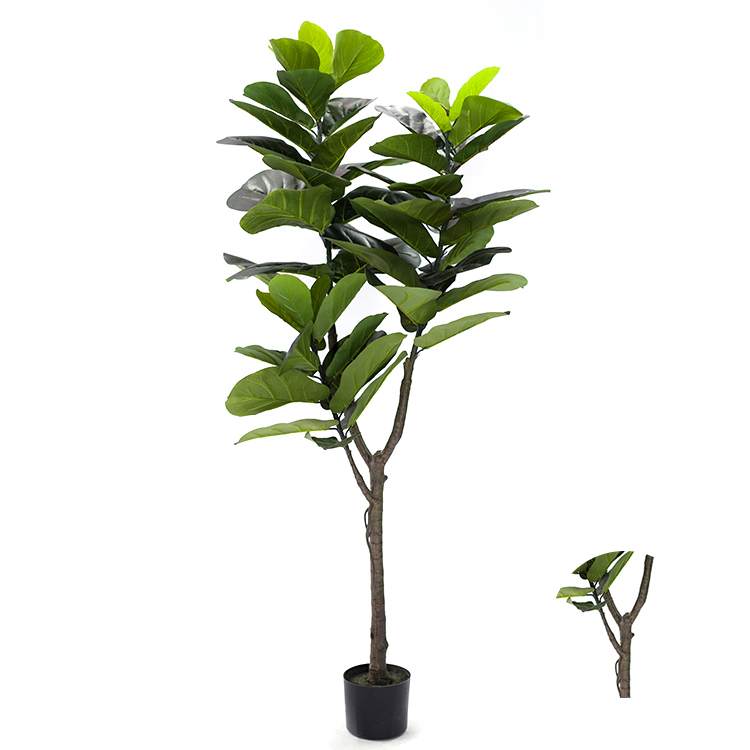 Home Office Tabletop Decorations Large Artificial Fiddle Plants Top Selling Artificial Fiddle Plants Leaf