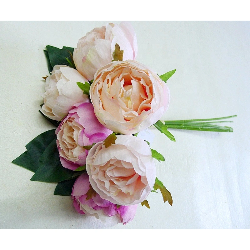High quality Artificial rose bouquet flowers silk rose flowers for home decoration