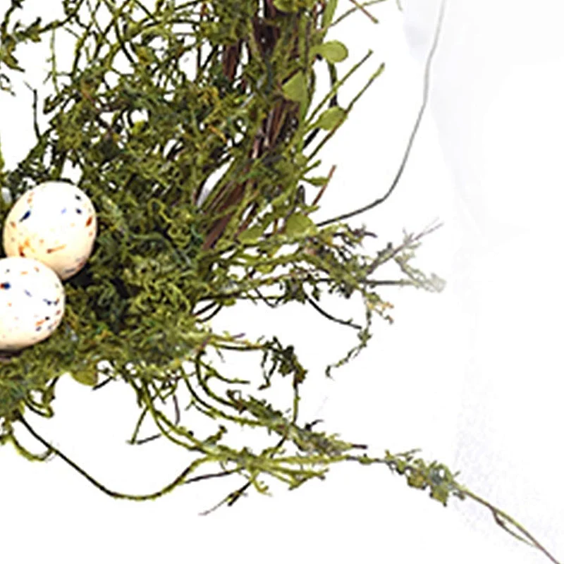 Luxury Personalized Spring Wreaths Hand Wrapped Egg Wreath For Easter Decoration