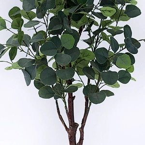 Most Popular real touch artificial greenery eucalyptus seeds tree artificial eucalyptus plant for sale